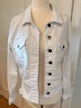 Kut from the Kloth Kara White Denim Jacket